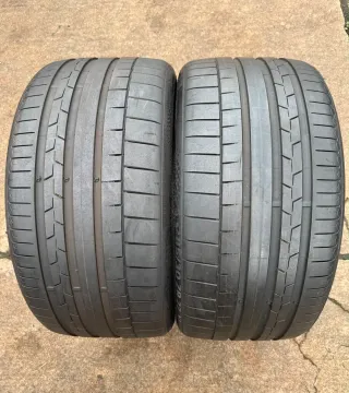 2x Sommerreifen 285/30 ZR22 101Y XL Continental Sport Contact 6 AO Audi RS6 DOT23 DEMO - Bild 1