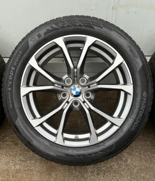 4x Original BMW 3er G20 G21 4er G22 G23 17 Zoll Winterräder V Speiche 776 DOT23 6-7mm - Bild 3