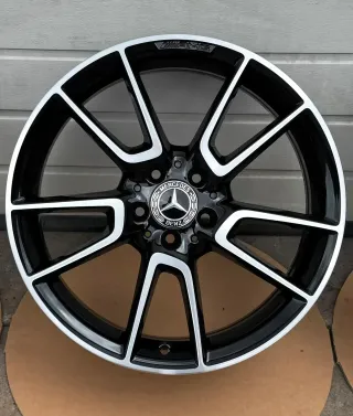 4x Original Mercedes C450 C43 AMG W205 19 Zoll Alufelgen A2054014900 A2054016500 NEU - Bild 3