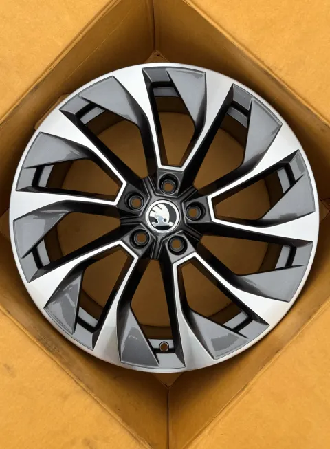 Background image for 1x Original Skoda Kodiaq I NS7 19 Zoll Alufelge Aronia 565601025AJ 7,0Jx19 ET43 NEU