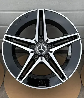 4x Original Mercedes C Klasse W206 S206 Hybrid 18 Zoll AMG Alufelgen A2064017600 / 6600 - Bild 3
