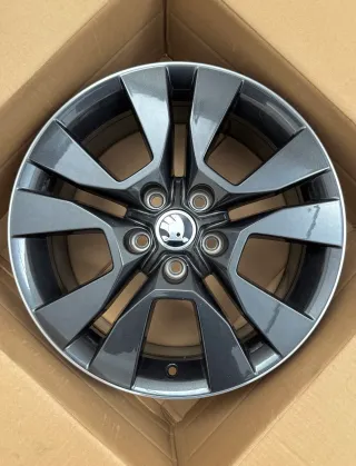 1x Original Skoda Yeti 5L 17 Zoll Alufelge Origami 5L0601025L 7,0JX17 ET45 TOP - Bild 1