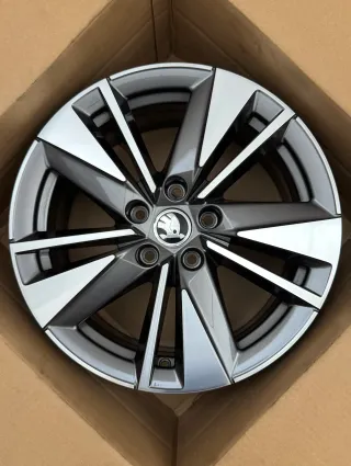1x Original Skoda Karoq 4x4 NU7 17 Zoll Alufelge Scutus 57A601025AA 7,0JX17ET45 NEU - Bild 1