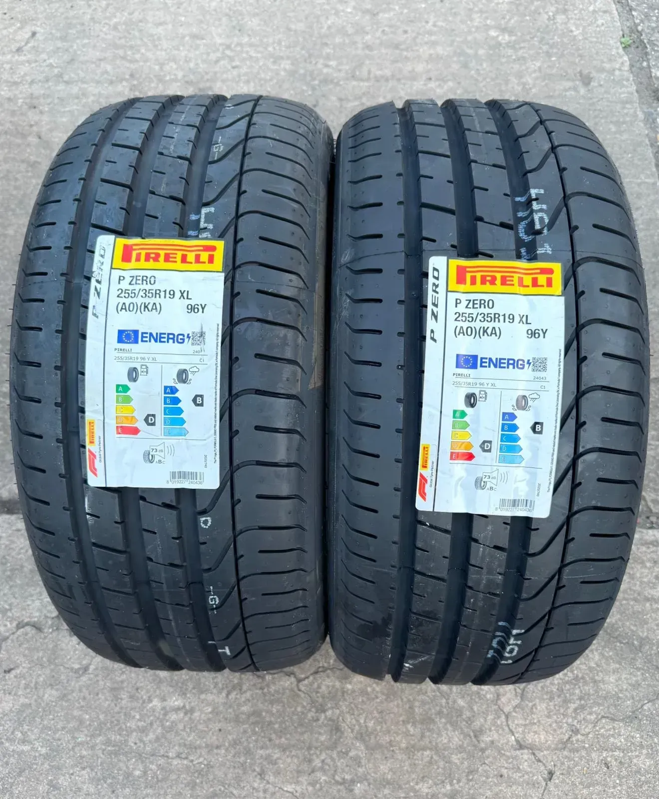 2x Sommerreifen 255/35 R19 96Y XL Pirelli P Zero KA AO DOT23 NEU - Bild 1