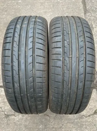 2x Sommerreifen 205/55 R16 91V Dunlop Sport BluResponse DOT24 7,3-7,6mm - Bild 1