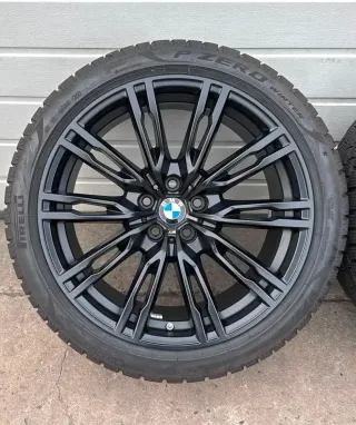 4x Original BMW M2 G87 M3 G80 G81 M4 G82 G83 19 Zoll Winterräder Doppelspeiche M829 DOT22 RDK - Bild 5