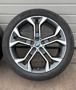 4x Original BMW X5 G05 X6 G06 21 Zoll Sommerräder Y Speiche 744 6883761/62 RSC DOT23 NEU - Bild 2