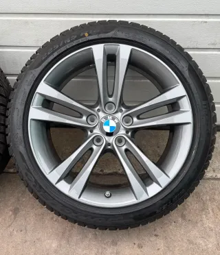 4x Original BMW 3/4er F30 F31 F32 F36 18 Zoll Winterräder Doppelspeiche 397 RSC DOT24 7-8mm - Bild 2