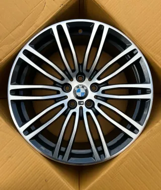 1x Original BMW 5er G30 G31 19 Zoll Doppelspeiche M664 Alufelge 7855085 8,0J ET30 NEU - Bild 1