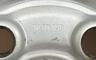 1x Original VW T5 7E T6 7H Kasten 16 Zoll Stahlfelge 7H0601027D 6,5JX16 ET51 - Bild 3