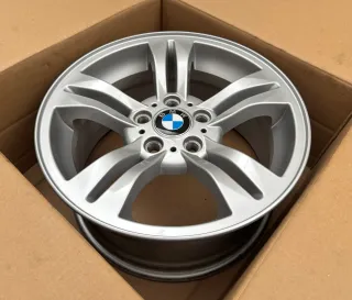 1x Original BMW X3 E83 17 Zoll Alufelge Doppelspeiche 112 3401200 8,0JX17 ET46 TOP - Bild 2