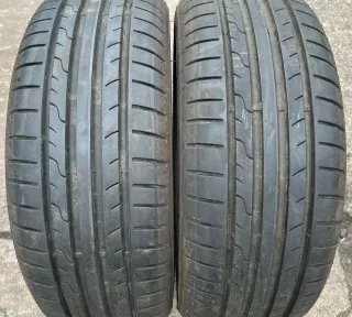 2x Sommerreifen 205/55 R16 91V Dunlop Sport BluResponse DOT24 7,3-7,6mm - Bild 2