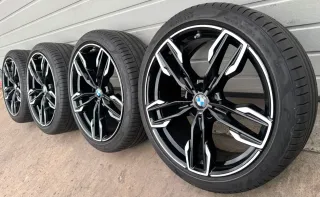 4x Original BMW X3 G01 X4 G02 21 Zoll Sommerräder Doppelspeiche M718 RSC DOT23 RDK 6-7mm - Bild 1