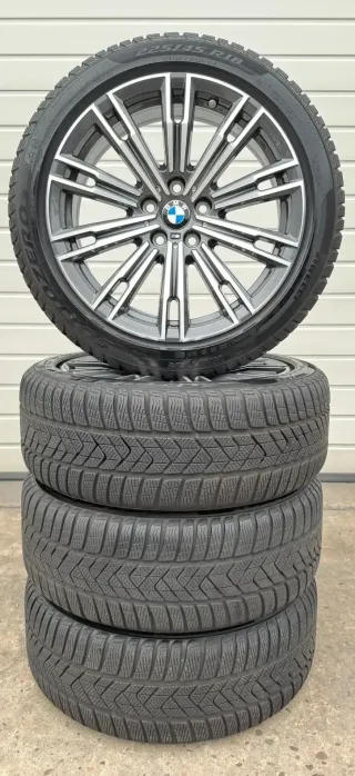 4x Original BMW 3er G20 G21 4er G22 G23 18 Zoll Winterräder Doppelspeiche M790 Runflat DOT24 >7mm - Bild 7