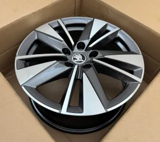 1x Original Skoda Karoq 4x4 NU7 17 Zoll Alufelge Scutus 57A601025AA 7,0JX17ET45 NEU - Bild 2