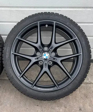 4x Original BMW 1er F40 2er GranCoupe F44 18 Zoll Winterräder Y Speiche M554 DOT21 7-8mm - Bild 2