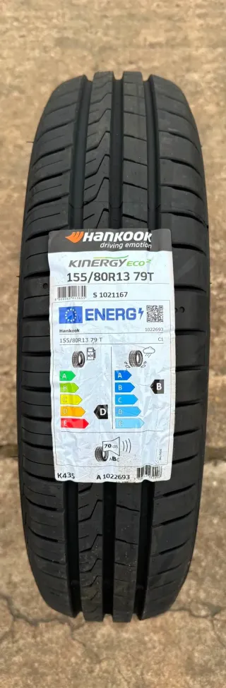1x Sommerreifen 155/80 R13 79T Hankook Kinergy Eco 2 K435 DOT25 NEU - Bild 1