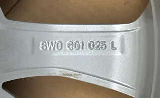 1x Original Audi A4 S4 8W B9 17 Zoll Alufelge 8W0601025L 7,5Jx17 ET38 TOP - Bild 6