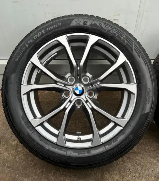 4x Original BMW 3er G20 G21 4er G22 G23 17 Zoll Winterräder V Speiche 776 DOT23 6-7mm - Bild 5