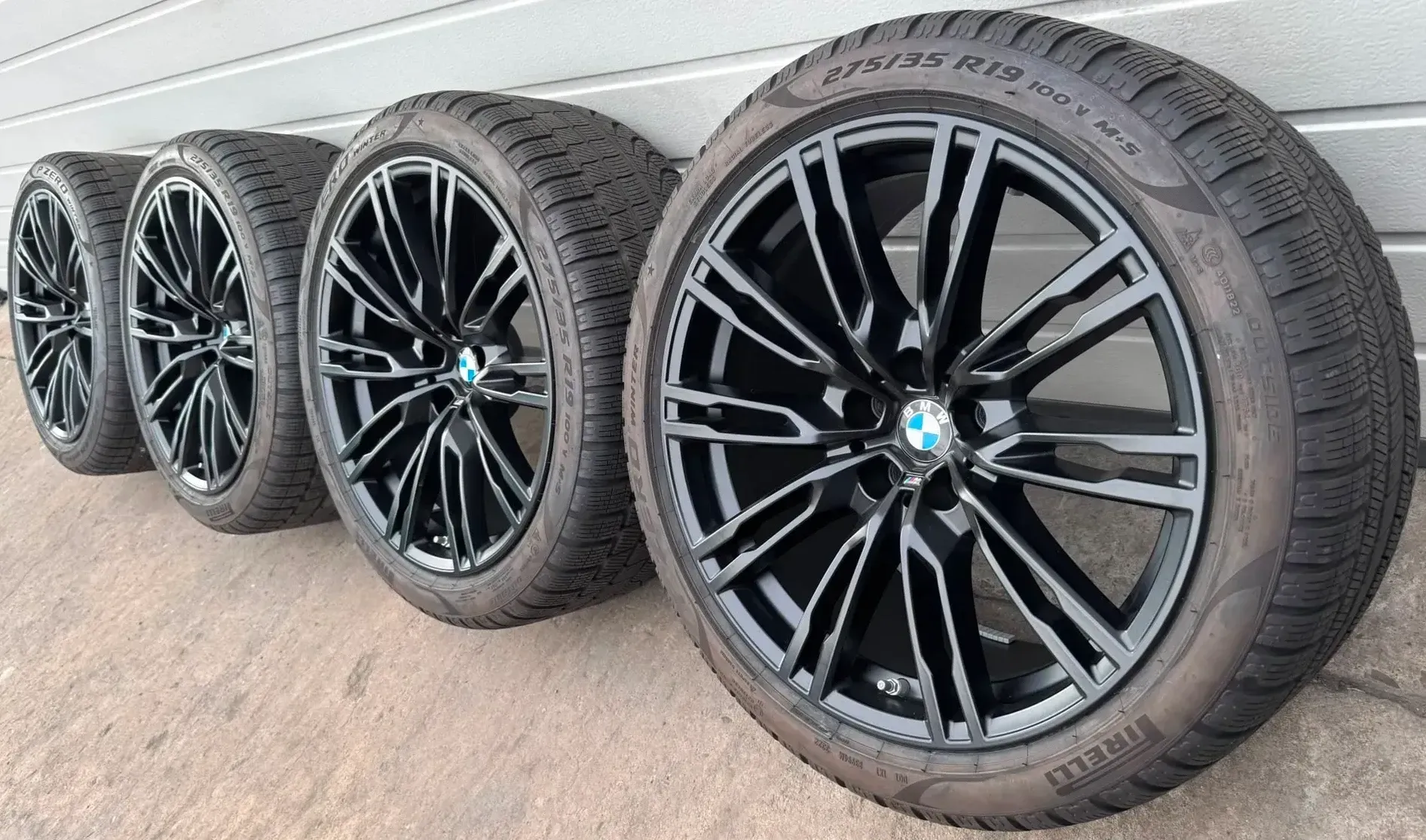 4x Original BMW M2 G87 M3 G80 G81 M4 G82 G83 19 Zoll Winterräder Doppelspeiche M829 DOT22 RDK - Bild 1