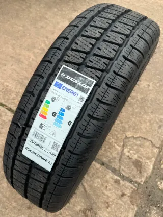 1x Allwetterreifen 225/75 R16 C 121/120R Dunlop EconoDrive AS DOT25 NEU - Bild 2