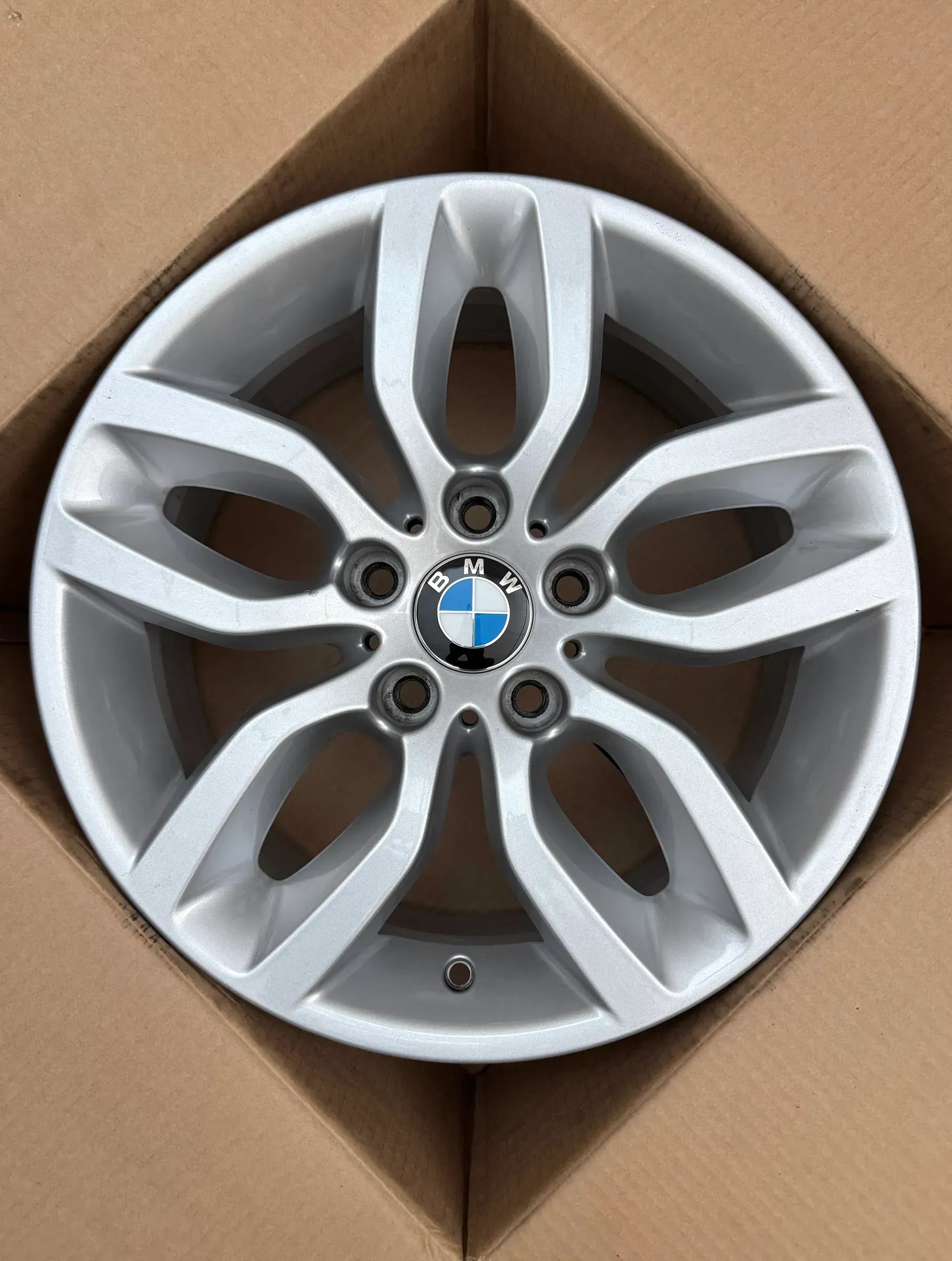 1x Original BMW X3 F25 X4 F26 1 Zoll Alufelge Y-Speiche 305 6787576 7,5Jx17 ET32 - Bild 1