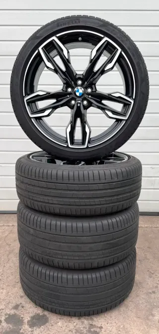4x Original BMW X3 G01 X4 G02 21 Zoll Sommerräder Doppelspeiche M718 RSC DOT23 RDK 6-7mm - Bild 6