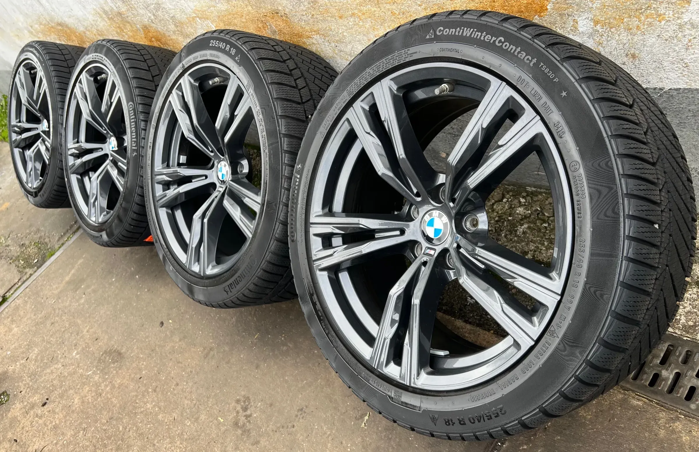 4x Original BMW Z4 G29 18 Zoll Winterräder Doppelspeiche M798 8091466 -67 DOT23 8mm - Bild 1
