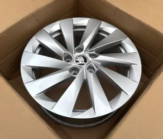 1x Original Skoda Octavia IV NX 17 Zoll Alufelge Turbine 5E3601025 7,0Jx17 ET46 TOP - Bild 2