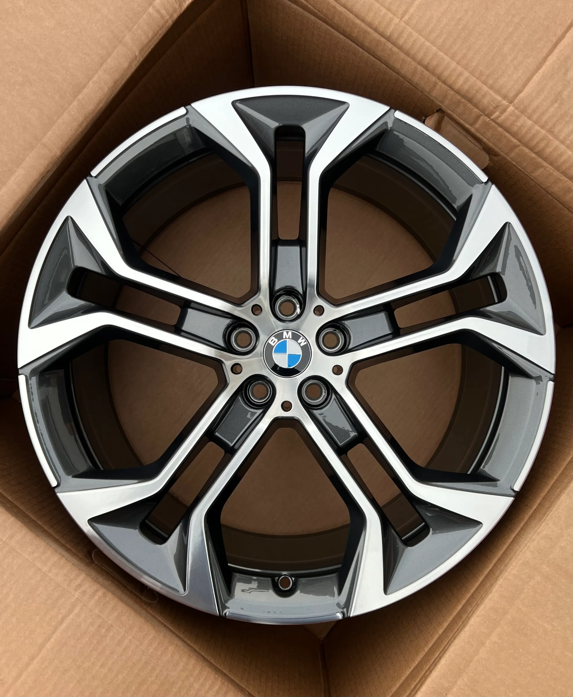 Original BMW X5 G05 X6 G06 21 Inch Y Speiche 744 Alloy 6883761 9